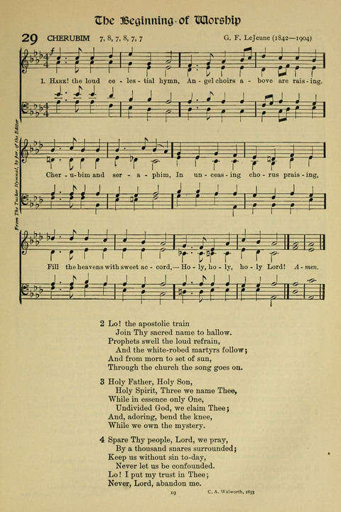 Hymns of Worship and Service: (12th ed.) page 19