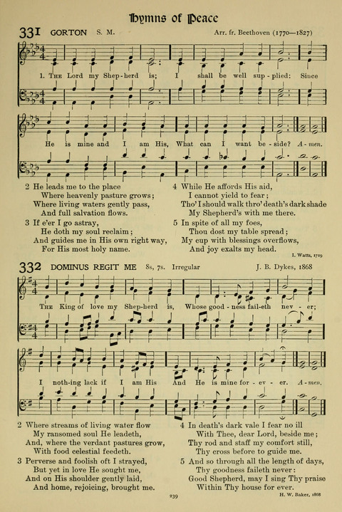 Hymns of Worship and Service: (12th ed.) page 239
