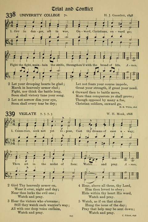 Hymns of Worship and Service: (12th ed.) page 243