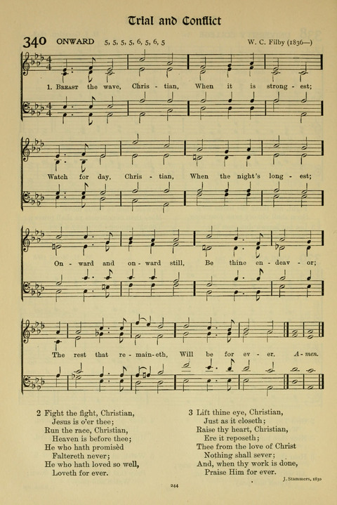 Hymns of Worship and Service: (12th ed.) page 244