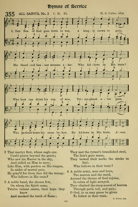 Hymns of Worship and Service: (12th ed.) page 255