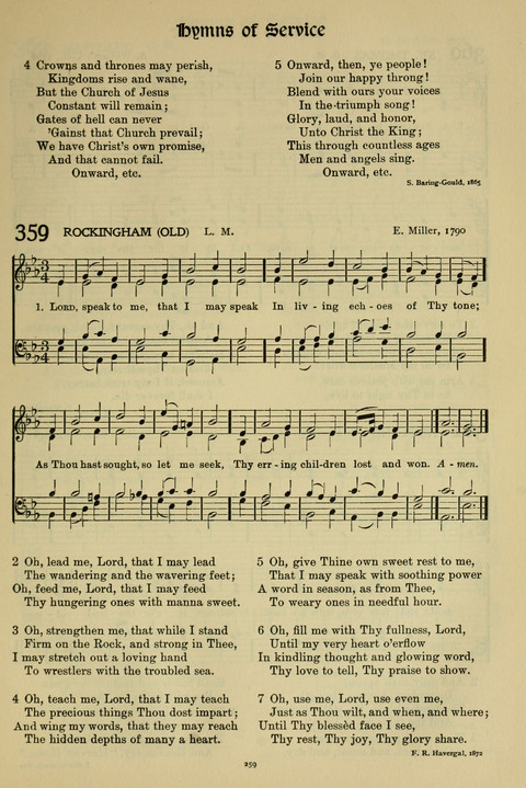 Hymns of Worship and Service: (12th ed.) page 259
