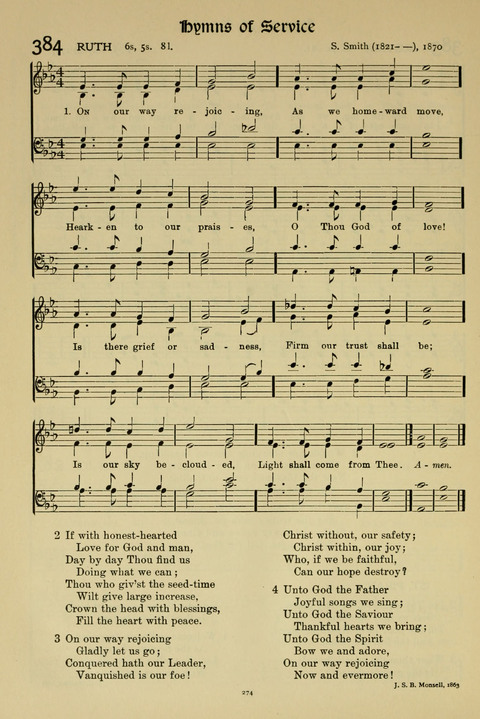 Hymns of Worship and Service: (12th ed.) page 274