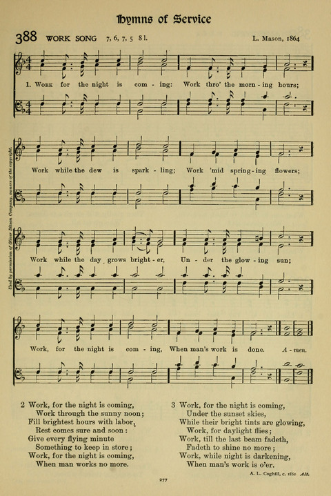 Hymns of Worship and Service: (12th ed.) page 277