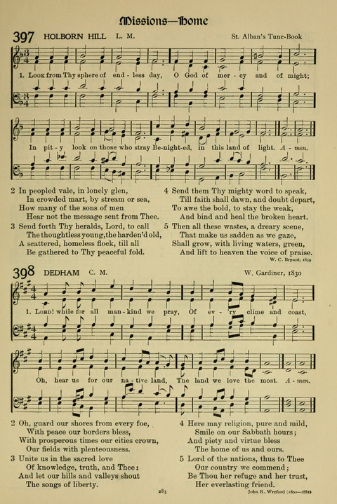 Hymns of Worship and Service: (12th ed.) page 283