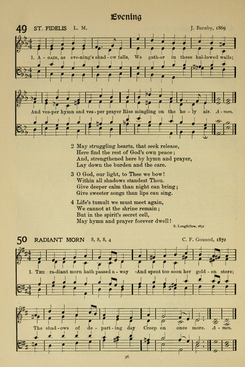 Hymns of Worship and Service: (12th ed.) page 36