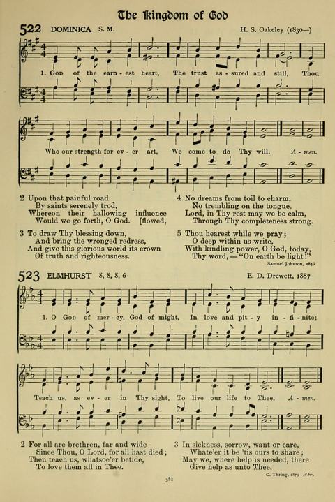 Hymns of Worship and Service: (12th ed.) page 381