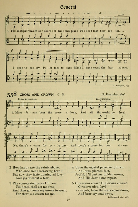 Hymns of Worship and Service: (12th ed.) page 411