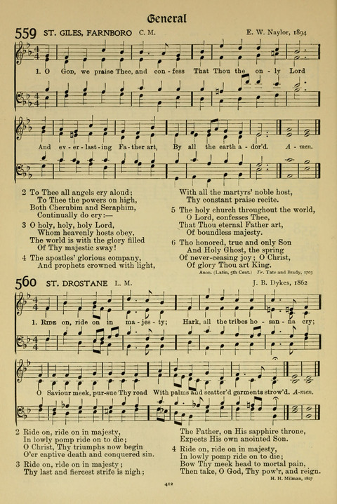 Hymns of Worship and Service: (12th ed.) page 412