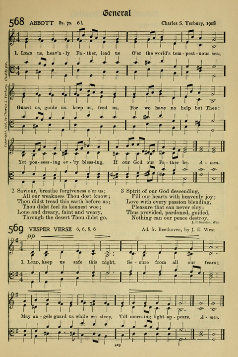 Hymns of Worship and Service: (12th ed.) page 419
