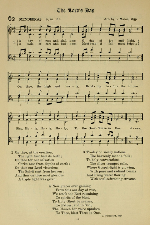 Hymns of Worship and Service: (12th ed.) page 44