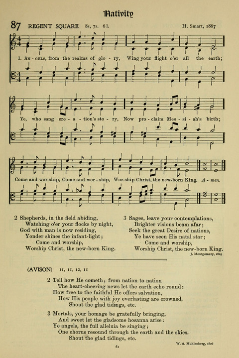 Hymns of Worship and Service: (12th ed.) page 61