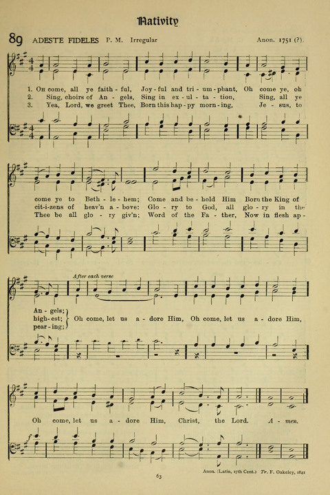 Hymns of Worship and Service: (12th ed.) page 63