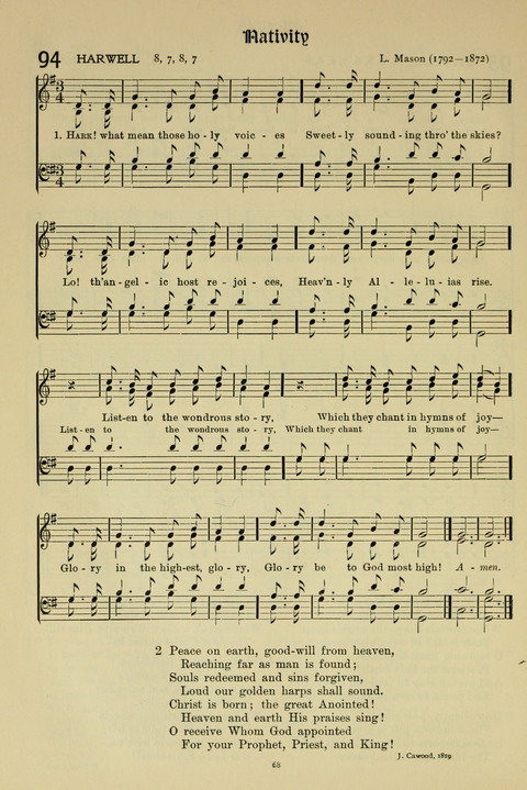 Hymns of Worship and Service: (12th ed.) page 68