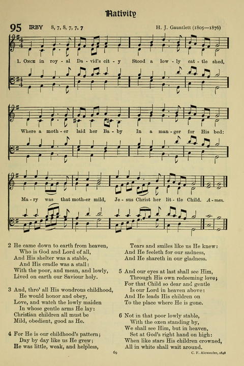 Hymns of Worship and Service: (12th ed.) page 69