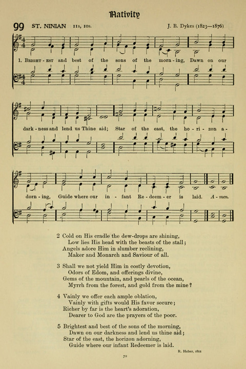 Hymns of Worship and Service: (12th ed.) page 72