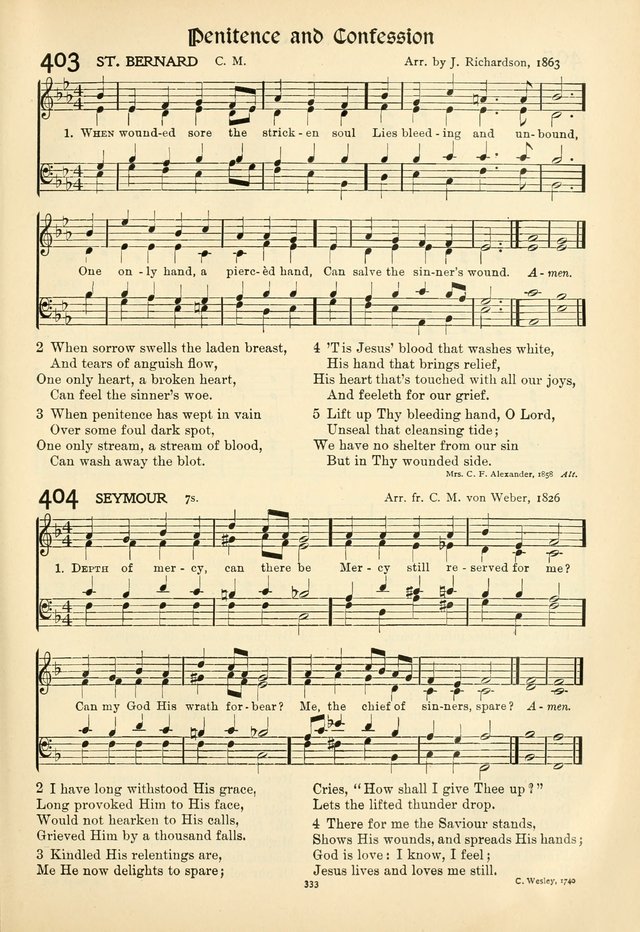 In Excelsis: hymns with tunes for Christian worship page 339