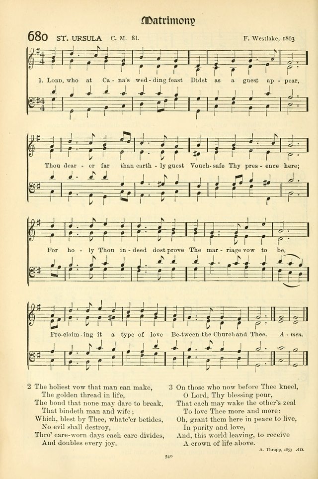 In Excelsis: hymns with tunes for Christian worship page 548