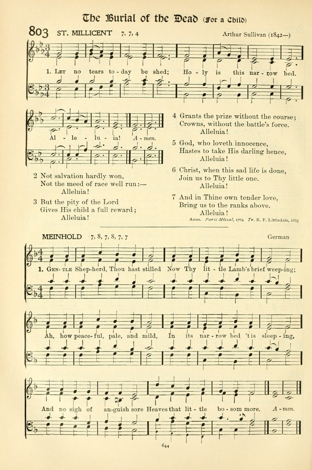 In Excelsis: hymns with tunes for Christian worship page 654