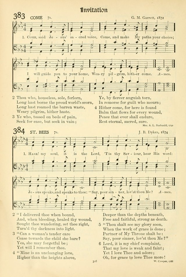 In Excelsis: Hymns with Tunes for Christian Worship. 7th ed. page 320