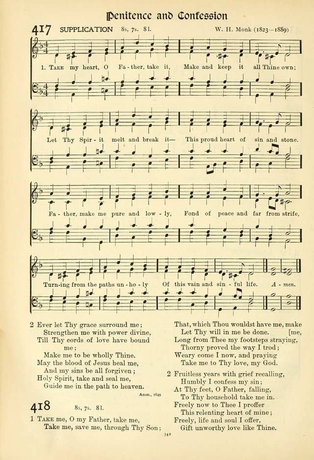 In Excelsis: Hymns with Tunes for Christian Worship. 7th ed. page 348