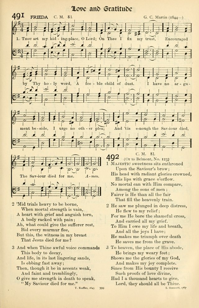 In Excelsis: Hymns with Tunes for Christian Worship. 7th ed. page 405
