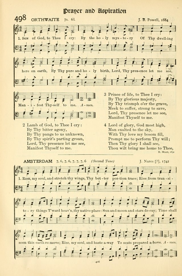In Excelsis: Hymns with Tunes for Christian Worship. 7th ed. page 412