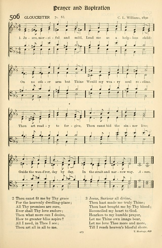 In Excelsis: Hymns with Tunes for Christian Worship. 7th ed. page 419