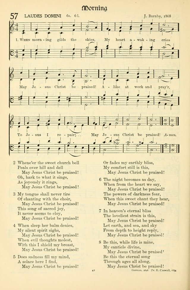 In Excelsis: Hymns with Tunes for Christian Worship. 7th ed. page 42