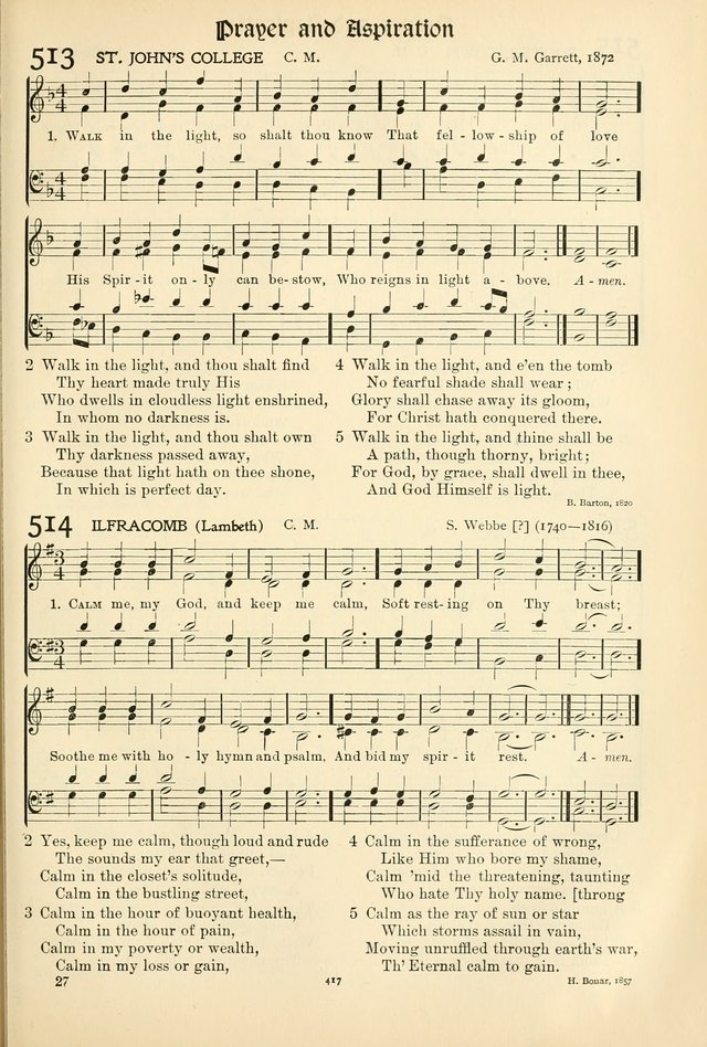 In Excelsis: Hymns with Tunes for Christian Worship. 7th ed. page 423