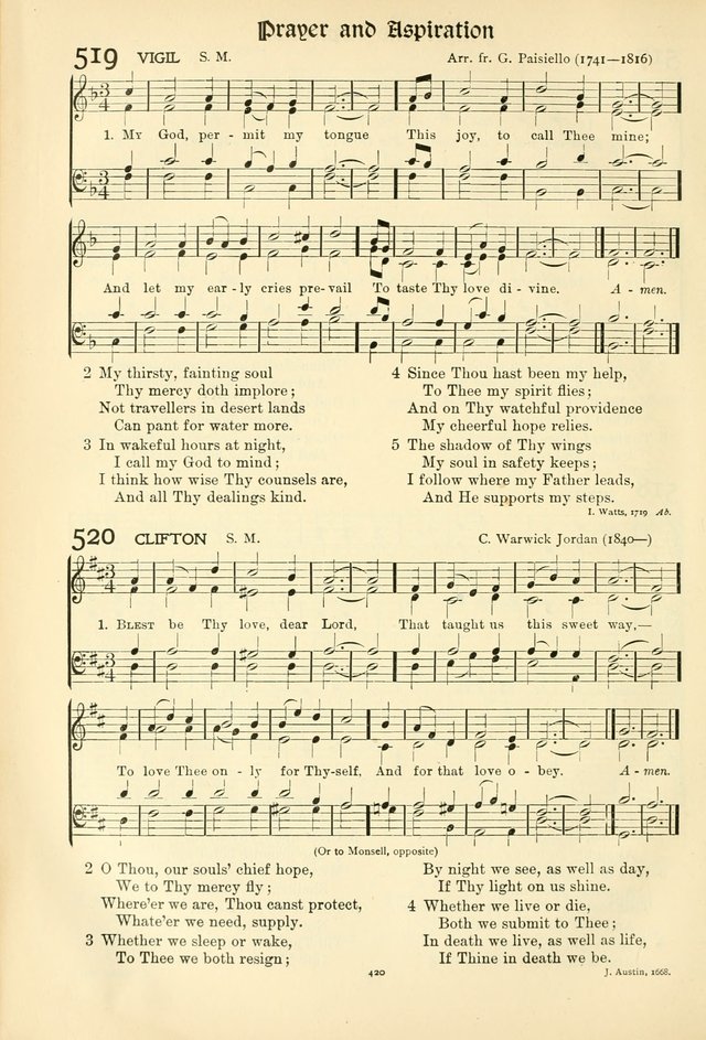In Excelsis: Hymns with Tunes for Christian Worship. 7th ed. page 426