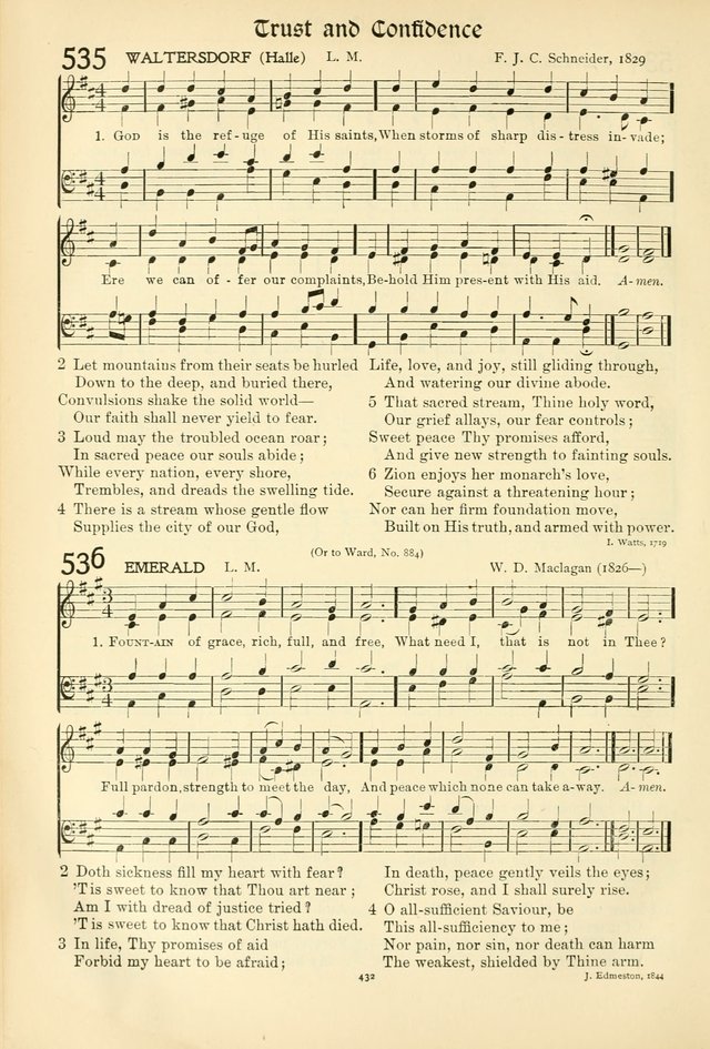 In Excelsis: Hymns with Tunes for Christian Worship. 7th ed. page 438