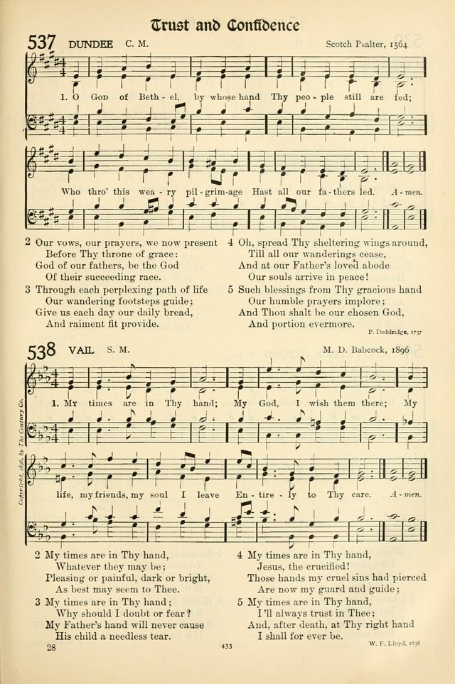 In Excelsis: Hymns with Tunes for Christian Worship. 7th ed. page 439
