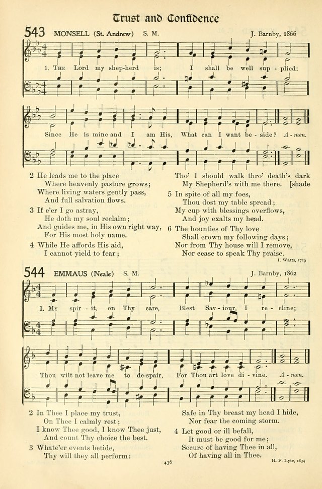 In Excelsis: Hymns with Tunes for Christian Worship. 7th ed. page 442