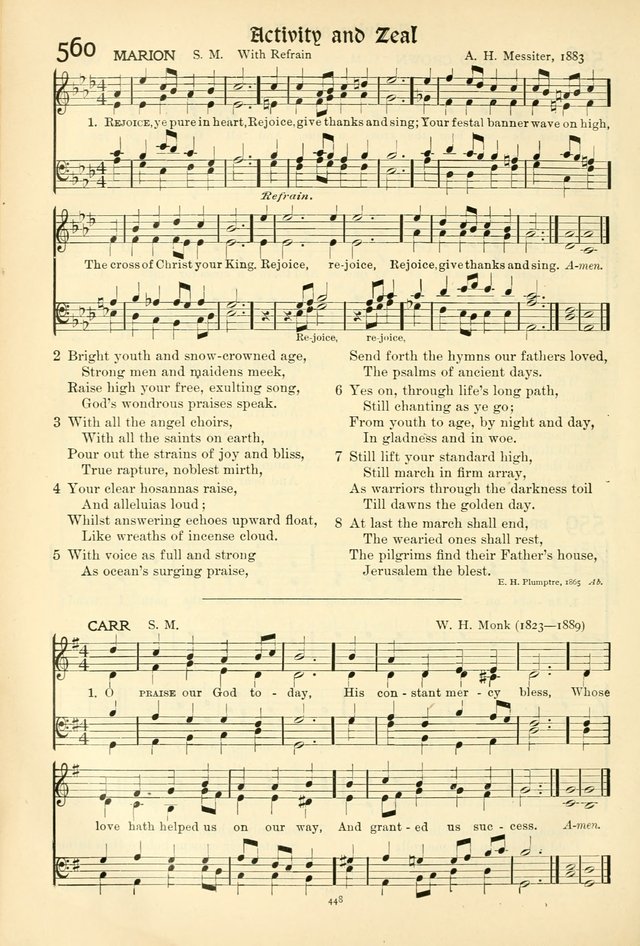 In Excelsis: Hymns with Tunes for Christian Worship. 7th ed. page 454
