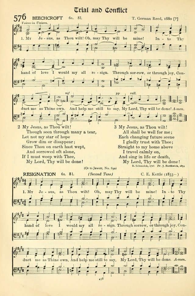 In Excelsis: Hymns with Tunes for Christian Worship. 7th ed. page 464