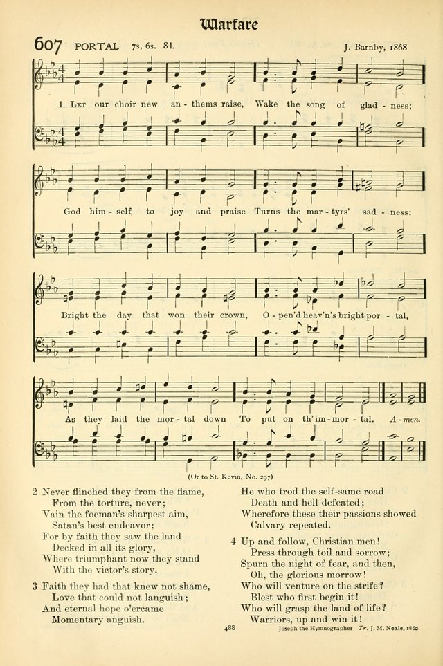 In Excelsis: Hymns with Tunes for Christian Worship. 7th ed. page 496