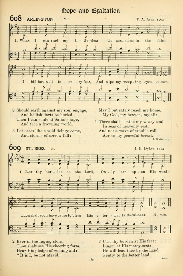 In Excelsis: Hymns with Tunes for Christian Worship. 7th ed. page 497
