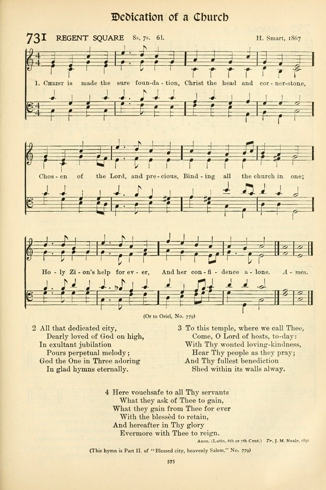In Excelsis: Hymns with Tunes for Christian Worship. 7th ed. page 583