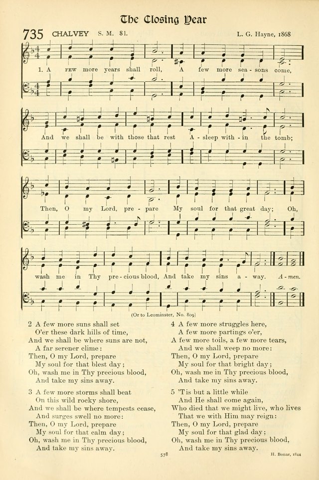 In Excelsis: Hymns with Tunes for Christian Worship. 7th ed. page 586