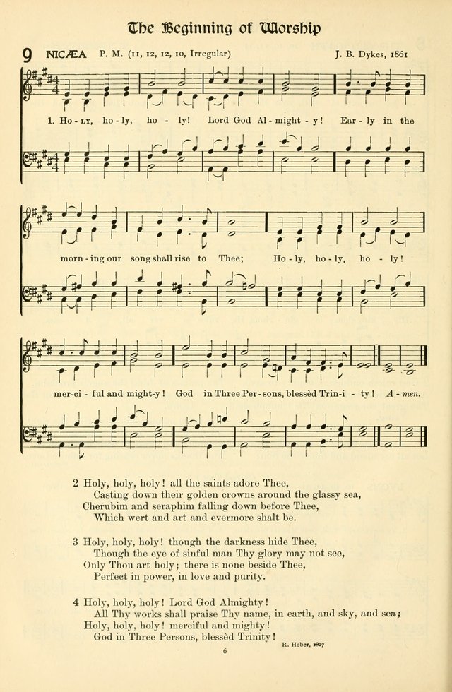 In Excelsis: Hymns with Tunes for Christian Worship. 7th ed. page 6