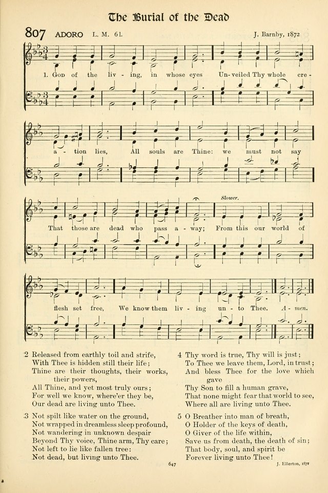 In Excelsis: Hymns with Tunes for Christian Worship. 7th ed. page 657