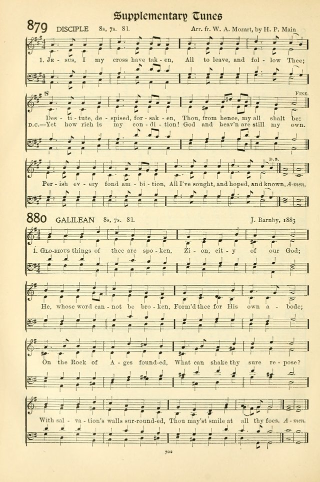 In Excelsis: Hymns with Tunes for Christian Worship. 7th ed. page 712