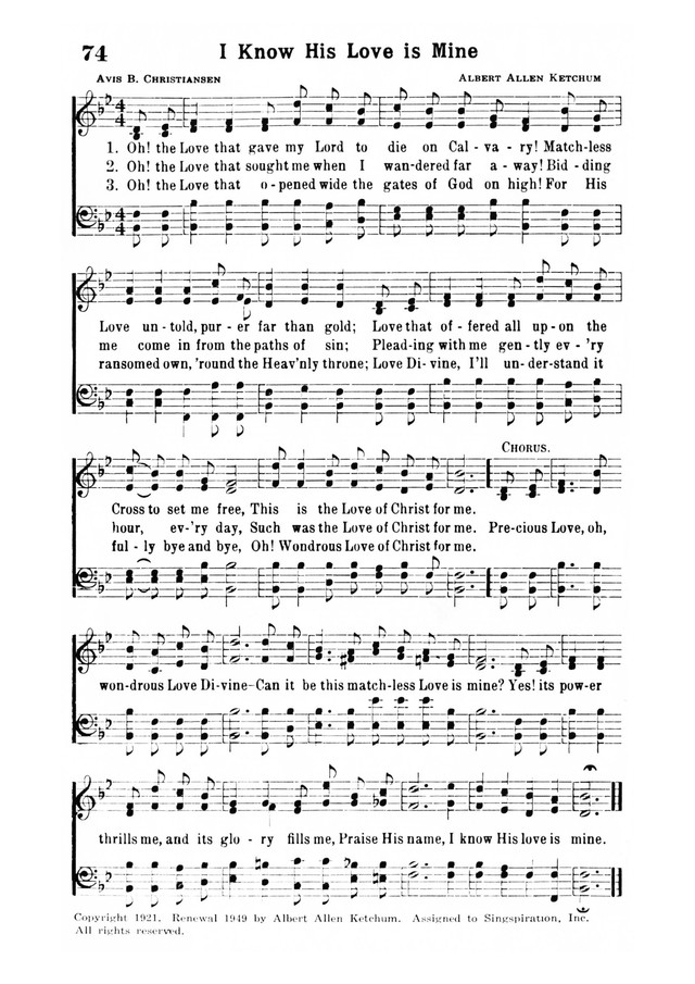 Inspiring Hymns page 66