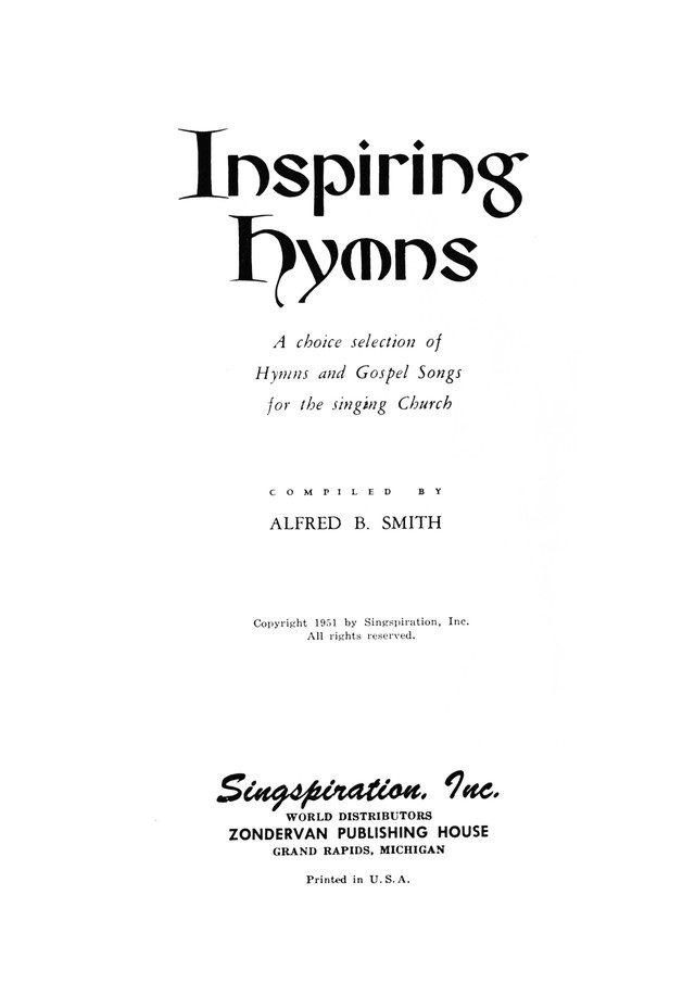Inspiring Hymns page iv