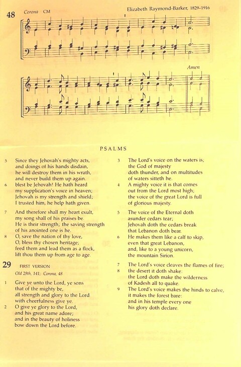 The Irish Presbyterian Hymnbook page 108