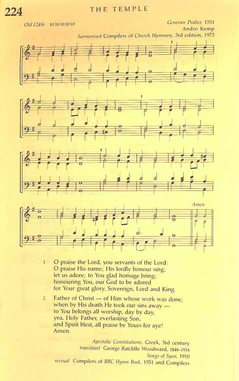 The Irish Presbyterian Hymbook page 1154