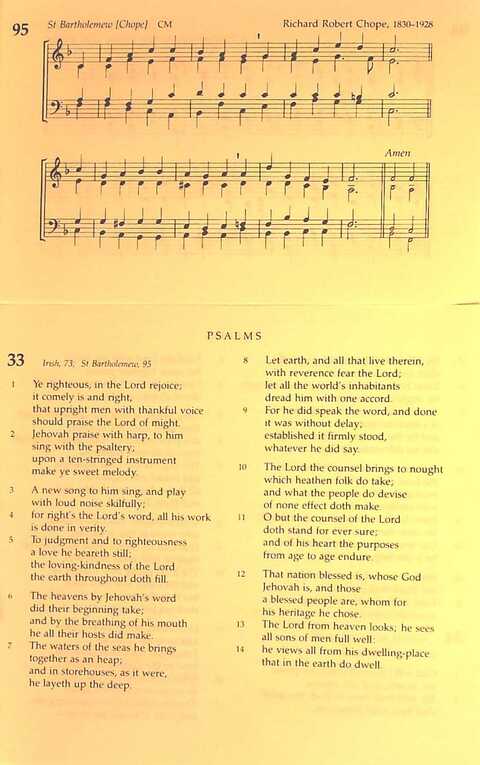 The Irish Presbyterian Hymbook page 123