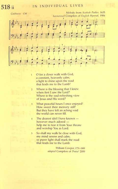 The Irish Presbyterian Hymnbook page 1600