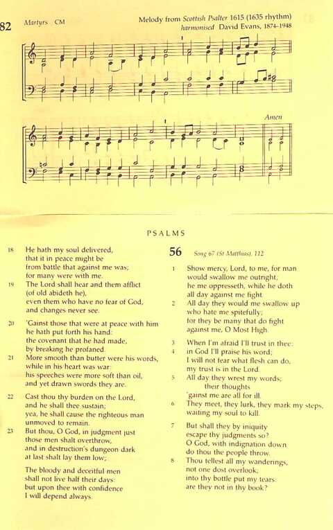 The Irish Presbyterian Hymnbook page 208
